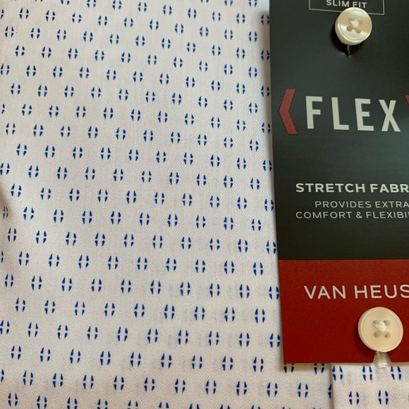 Van Heusen Slim-Fit Flex Collar Shirt - Picture 7 of 9